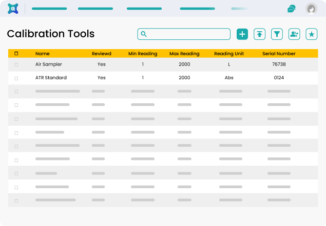 Calibration Tools Management by ServiceXpand