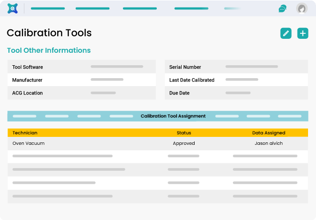 Backend Operations for Calibration Management