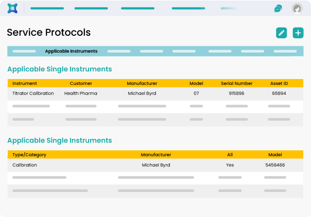 Features to Maintain Service Protocols